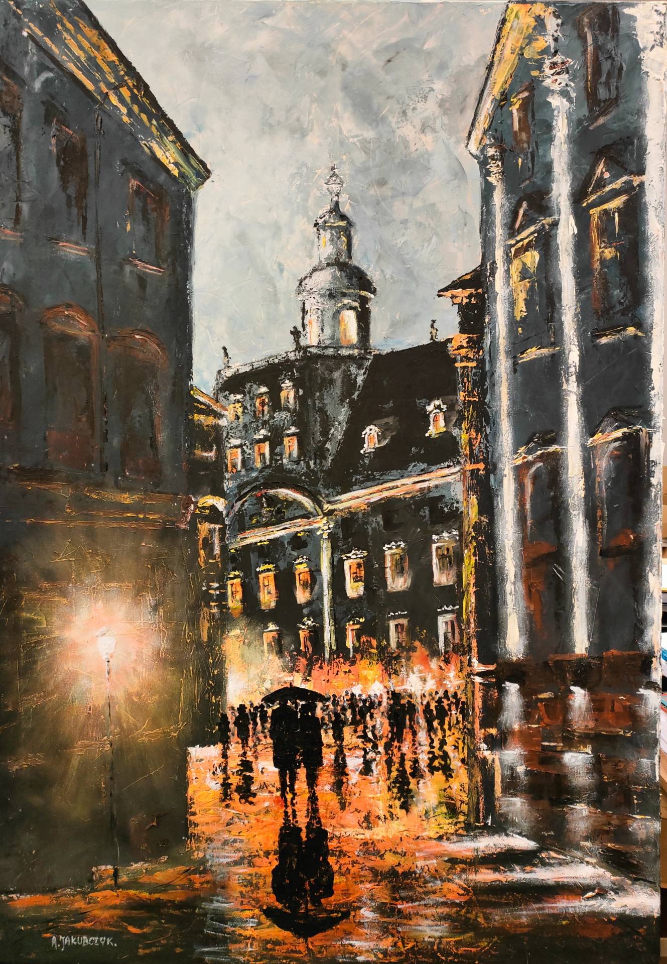 Uniwersytet Wrocławski akryl na płótnie 130x90cm (duży)
